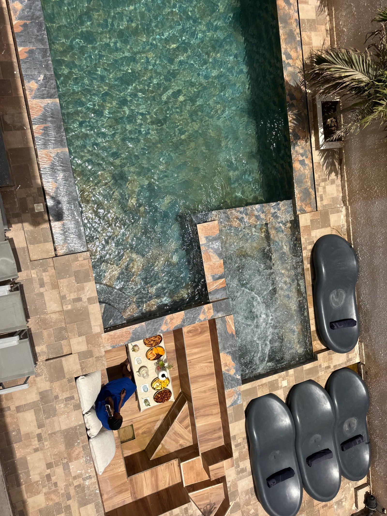 Espace de vie de la Villa Serenity au Lac Rose